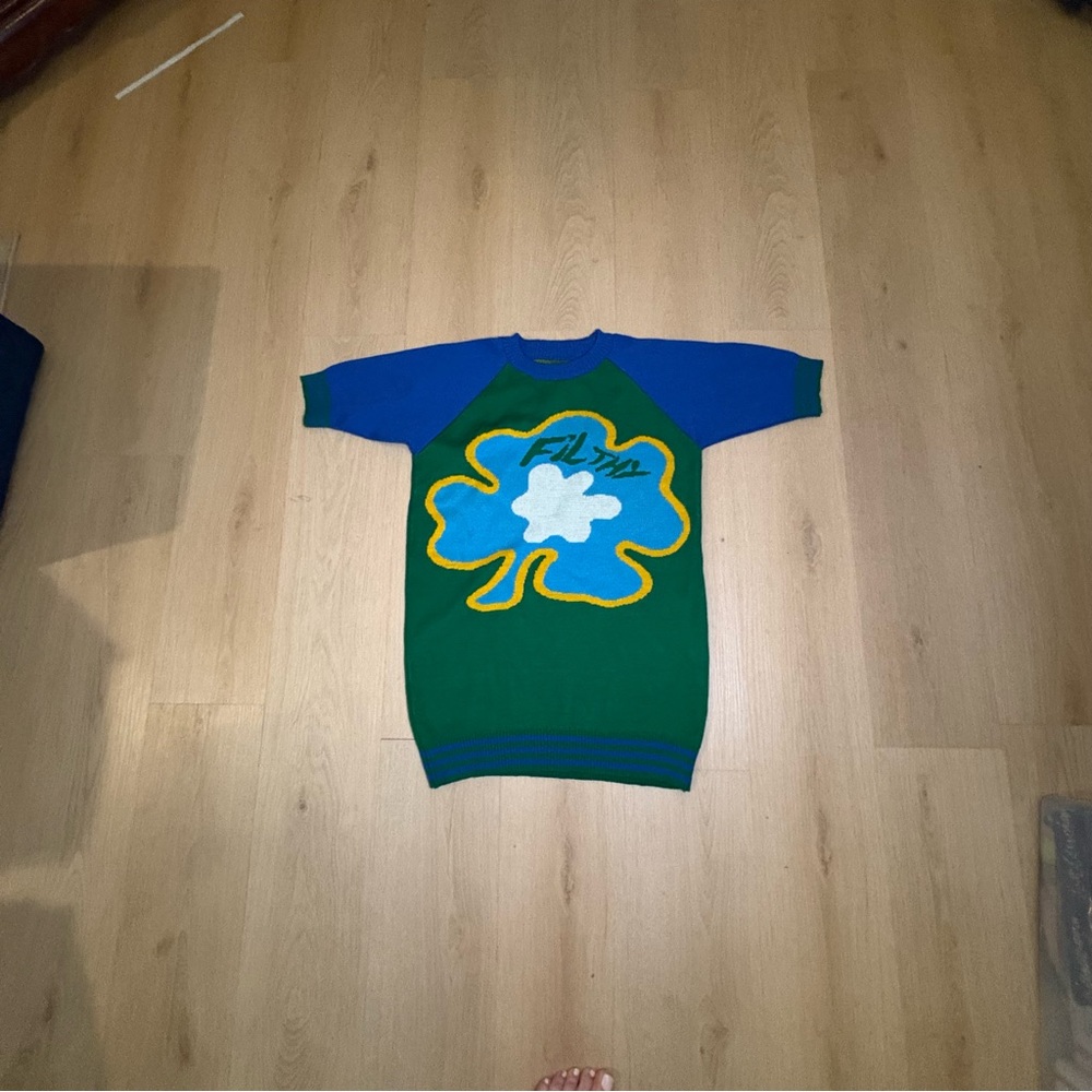 Stylish women's ' Green and Blue Sweatshirt